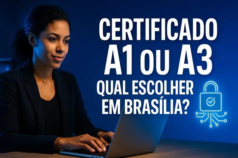 Certificado A1 ou A3: qual escolher em Brasília